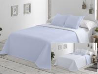 Colcha MULTI Lisa para Cama 90/105/135/150, 100% Microfibra Extra Suave, Biti Reversible, Cubrecama Fina, Primavera Verano Entretiempo, Incluye Funda de Cojín - details 1