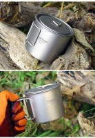 Taza De Camping Tiartisan De Titanio Portátil Y Ligera Con Asa Plegable Para Agua Té Y Café Ideal Para Senderismo Y Viajes - details 9
