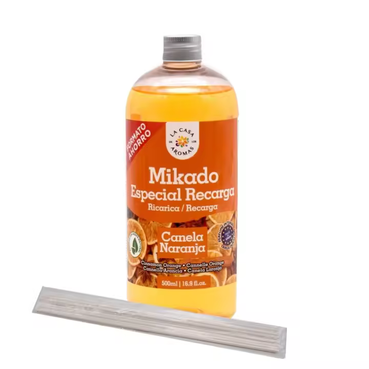 Maxia Market - Botella De Ambientador Fragancia Aroma Mikado Hogar Para Reposicion 500 Ml - 1