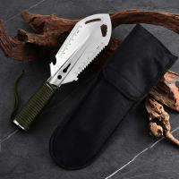 Shovel Multifuncional De Sobrevivencia Para Camping Y Senderismo Herramienta De Jardín Portátil De Acero Inoxidable - details 4