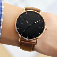 Reloj De Lujo Para Hombres Y Mujeres Reloj De Cuarzo Con Dial De Acero Inoxidable Diseño Casual Nuevo 2024 Correa De Cuero - details 25
