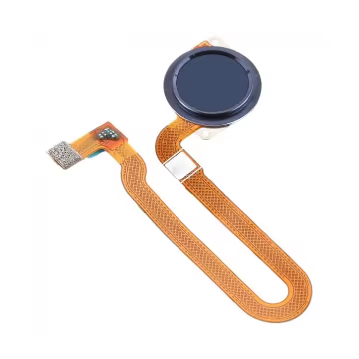 IMATICA LOS PALACIOS Botón Home/Huella Compatible para Motorola Moto One Action/Vision Flex Azul - Reemplazo de Flex de Huella Dactilar - 1