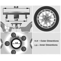 4-Pack - Skoda Center Caps / Wheel Hub Emblems - Car 65 mm - details 3