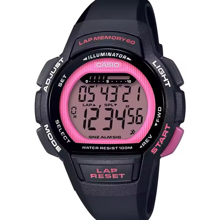 RELOJ unisex deportivo Casio Digital Sports Watch LWS-1000H-4A water resist 100m Luz led - 1