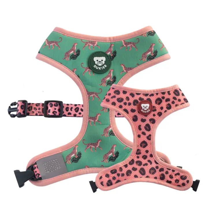 DUKIER - ARNÉS REVERSIBLE PARA PERRO LEOPARD - 1