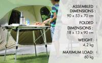 Mesa de camping