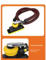 HIFESON 70x198mm Pneumática Sopladora Orbital 98A Máquina De Pulido Y Enchufe a Vacío Para Pulido De Coches Y Metal - details 6