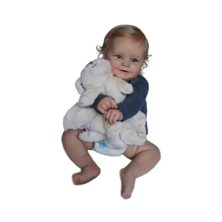 Muñecas Reborn Realistas para Niños - Piel Suave de 17 Pulgadas, Vinilo de Cuerpo Completo para Recién Nacido Realista, Muñecas de la Vida Real Anatómicamente Correctas con Juguete de Alimentación y Caja de Regalo para Niños a Partir de 3 Años - 1