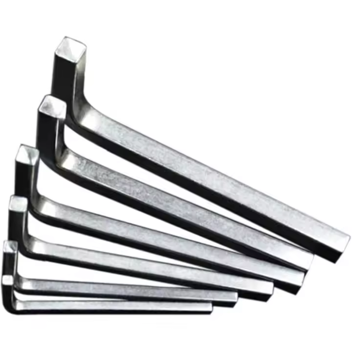 6PCs en forma de L Llave DE LA Cuadra, Brazo Largo conjunto Llave hexagonal, 4 puntos Destornillador Set 3-8mm-Q36/YY - 1