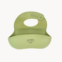 Conjunto de Vajilla Orgánica de Silicona para Bebé Althea Living - 8 piezas: Plato Harvard y Bol con Ventosa, Vaso de Aprendizaje, Cubiertos con Mango de Bambú, Babero - details 1