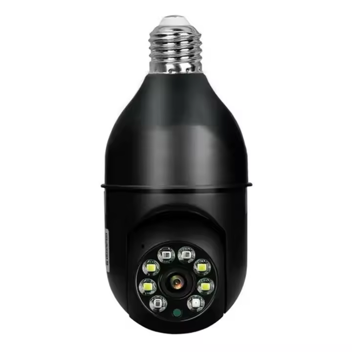 Cámara Inteligente HD 1080P E27 Bombilla WIFI Con Visión Nocturna Audio Bidireccional Seguimiento Humano Para Seguridad Doméstica Y Exterior - 1