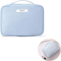 Neceser Maquillaje,Portátil Bolsa de Maquillaje de Viaje, Organizador Grande para Mujeres y niños, de Cosméticos Bolsa, Bolsa de Viaje Impermeable Gran Capacidad,para Hogar Vacaciones Viaje(Azul) - details 0
