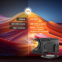 Proyector LYNCAST HY320 HD 4K Android 11 Dual WiFi6 BT5.0 390ANSI Native 1080P Para Cine Al Aire Libre Y Hogar Mini Proyector Mejorado HY300 - details 1