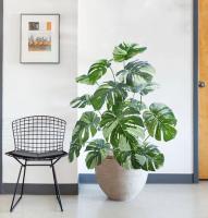 Planta Artificial De Monstera Grande 40-110cm Hojas Verdes De Tortuga Para Decoración De Jardín Y Habitaciones Material Sintético - details 5