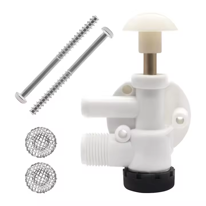 Kit de reparación de válvula de agua para inodoro de remolque Sealand RV, inodoros de pedal Ecovac Vacuflush 385314349 - 1
