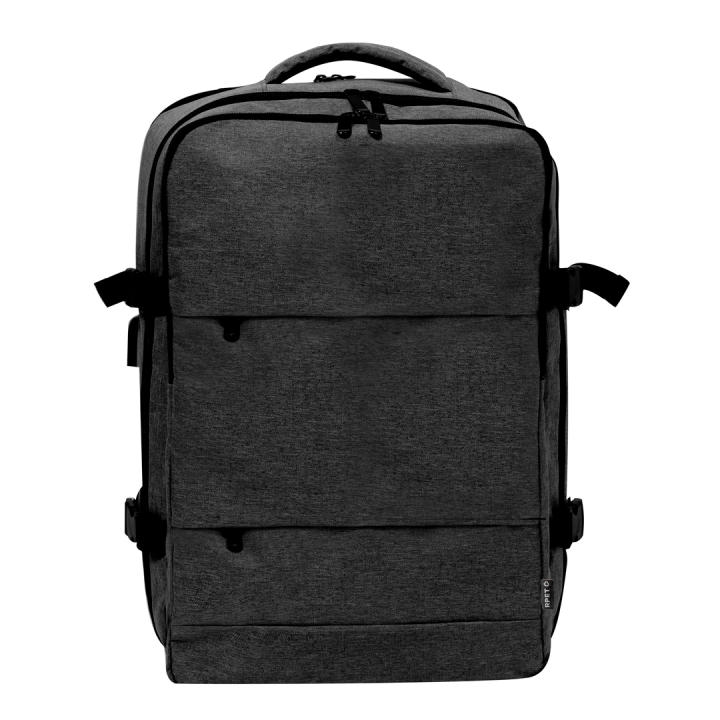 Adri - Mochila grande portatil 17,3 pulgadas - Mochila para hombre y mujer ideal para viaje, trabajo, escolar o casual con USB, compartimento de zapatos y bolsillo antirrobo.
