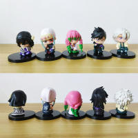Set De 15 Piezas Q Demon Slayer Figuras De Acción De Sentado Fantasma Tanjiro Nidouzi Inosuke Zenizu Modelo De Película Juguetes - details 6