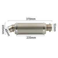 Escape De Moto Universal 51mm Yoshimura Muffler Con DB Killer Para Yamaha PCX125 FZ1N Z900 CBR500R R6 R25 R3 R1 Sistema De Escape Para Motocicleta - details 3