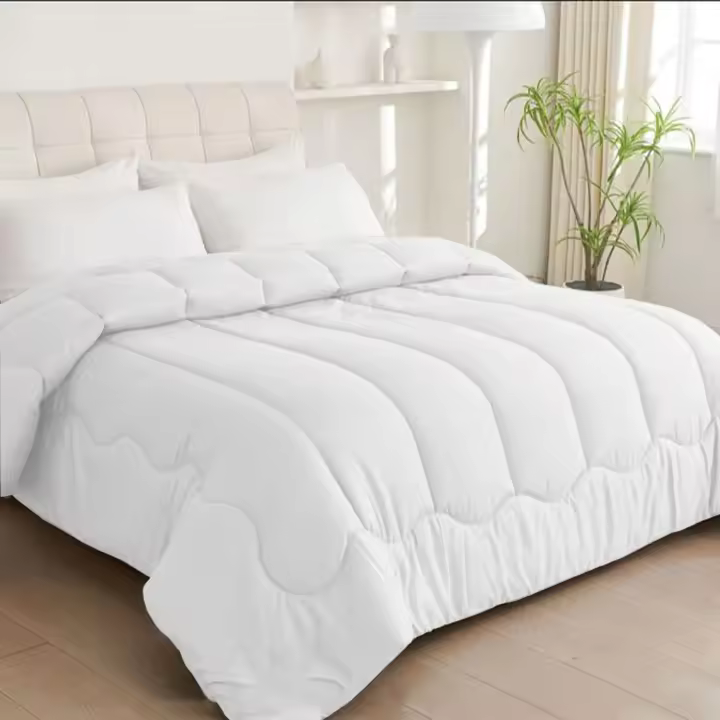 Edredón Nórdico Doble Cara, Relleno Nórdico, Edredón de Microfibra, Microfibra Suave, Antiácaro, Hipoalergénico, Transpirable, Moderno, Ligero, para Cama 90/105/135/150/180 cm - 1