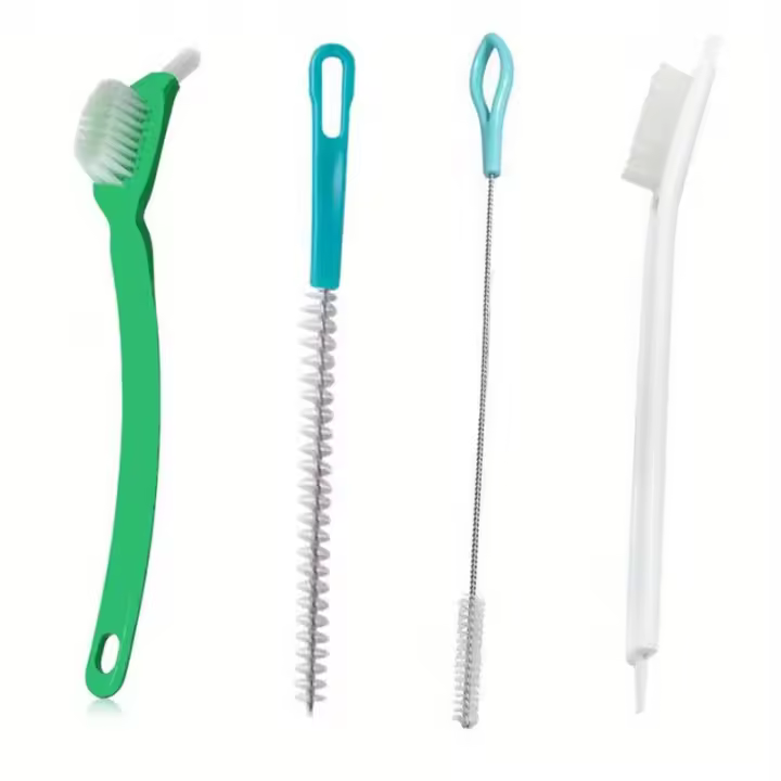 Limpieza De Cocina Accesorios Duros 4pcs Cepillos De Limpieza Para Thermomix Herramientas De Limpieza Del Pot Y Cuchilla De Plástico Compatible - 1
