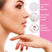 Reductor De Doble Mentón V Shaped Para Mujeres Eliminador De Máscara Antiarrugas Ajuste De Cinturón Blanco - details 1