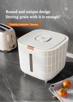 Cubeta De Arroz 10/5kg a Prueba De Humedad Y Plagas Con Tanque Sellado Superficie Compresionado Caja De Almacenamiento Para Cocina Material Plástico Estilo Clásico - details 8