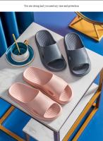 Zapatillas Casuales Para Hombre De Color Sólido Antideslizantes Con Suela Gruesa Material EVA Diseño Versátil Y Estiloso Para Uso Interior Y Verano - details 7