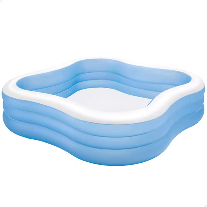Piscina hinchable intex cuadrada 229x229x56 cm - 1.250 litros - 1
