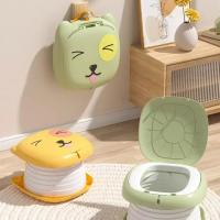 Inodoro Portátil Plegable Para Niños Ideal Para Viajes Camping Y Uso Doméstico Adecuado Para Bebés Y Niños De 0 a 6 Años Hasta 7-12 Años - details 4