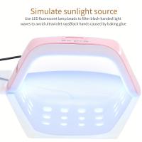 Secador De Uñas Trapezoidal 9SPro Lámpara LED UV Profesional Con Sensor Y Pantalla LCD Herramienta De Manicura - details 9