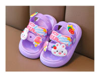 Sandalias De Flor Para Niñas Con Suela Suave Y Diseño De Conejo Antideslizante Zapatos Para Bebés De Dibujos Animados Adorables Talla 4-6Años - details 3