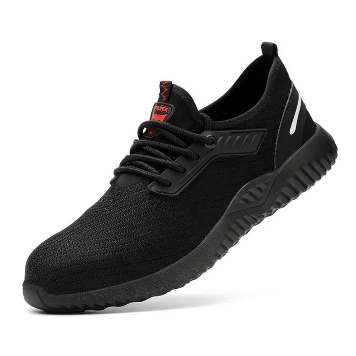 Zapatos De Seguridad Para Hombre Antideslizantes Indestructibles Protección Del Pie Antipinchazos Antideslizantes Suela De Goma Mesh Superior Zapatos De Trabajo - 1