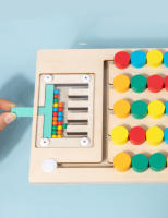 Juego Educativo De Madera Montessori Para Niños Puzzle De Colores Y Alineación Sensory Juguetes Educativos Regalos Para Bebés - details 4