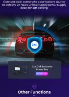 Junsun Cámara de salpicadero inalámbrica Carplay y Android Auto con cámara trasera, DVR, navegación, grabadora de video HD para el tablero de BMW Audi VW - details 17