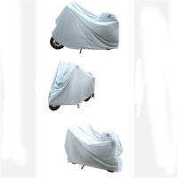Cubierta Protectora Para Motocicleta Impermeable Y Anti-Polvo a Prueba De Luz Solar Y Protección Contra La Lluvia Para Bicicletas Y Scooters Tamaño S M L XL Color Gris Plateado - details 7
