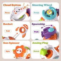 Juguetes Montessori Sensoriales para Niños de 1 A 3 años: Actividades de viaje, tablero de Actividades, regalos educativos para niños y niñas, Avión, Coche, Cubo Mágico - details 2