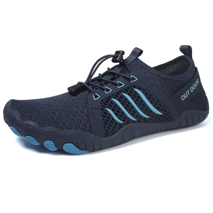 Zapatos para aire libre, antideslizantes, de seco, para helbres y mujeres, para deportes de fitness, montañismo, senderismo, ligero, de Suela Blanda, para vadear en la playa. - 1
