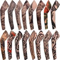1PC Protección UV Para Brazos Flor Arm Tattoo Sin Costuras Mangas De Protección Solar Para Hombres Y Mujeres Mangas Térmicas Para Exterior - details 5