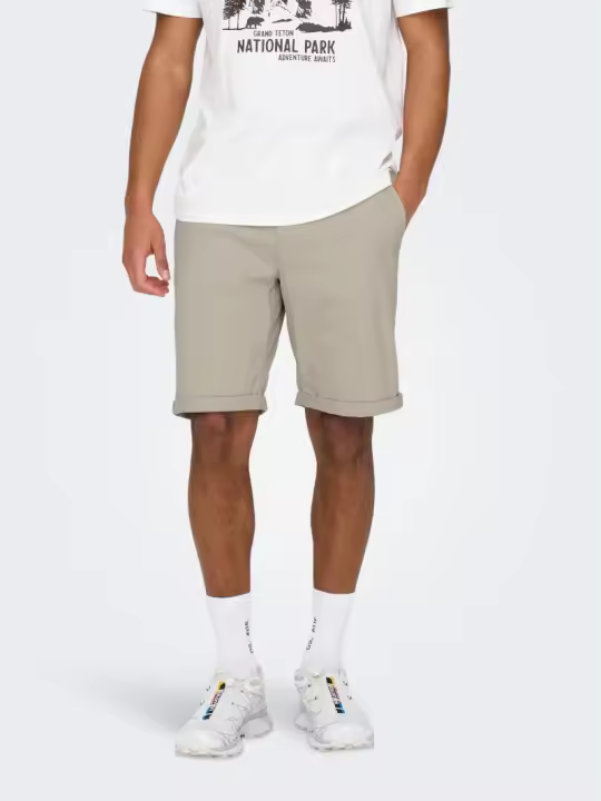 Pantaln Peter Corto Beige de Only&Sons - 1