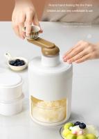 Small Ice Shaver Manual Portable Hand-cranked Kitchen Tool for Household Use Ice Crusher for Milkshakes And Smoothies PP Material - details 8