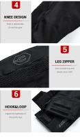 Chaqueta De Motociclista Para Hombres Impermeable Y Transpirable Ropa De Motocross Protección Y Comodidad Material Poliéster Y Nylon - details 11
