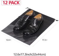 12 bolsas de viaje para Zapatos con Cuerda para helbres y Mujeres, Bolsa Grande para Zapatos, organizadores de embalaje - details 0