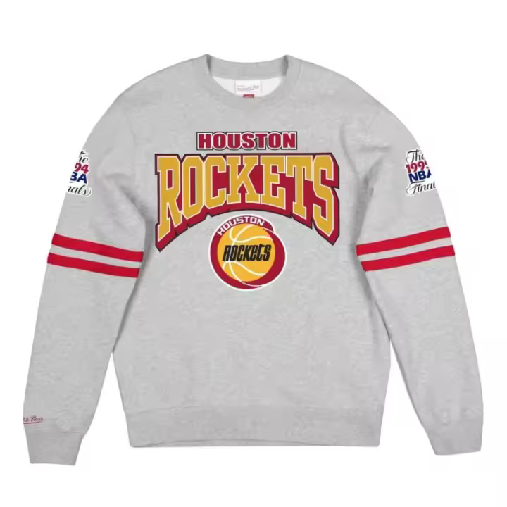 Sudadera Houston Rockets "All Over Print Fleece Crew" Mitchell and Ness - 1