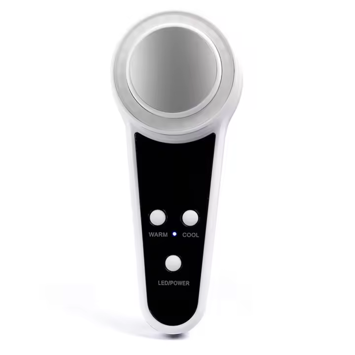 Dispositivo de belleza de terapia de fotones LED Facial, martillo frío y caliente, estiramiento de la piel, estiramiento de la piel, masajeador de compresa antiarrugas - 1