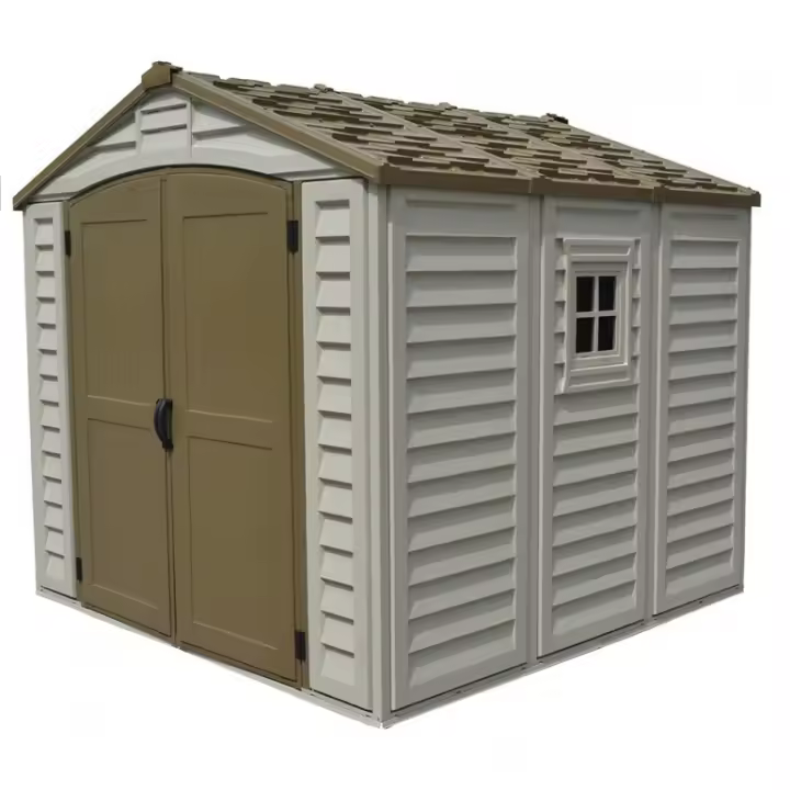 Casa de campo de PVC DuraPlus 8 'x 8' Duramax Premier, 246x247x235 cm - 1