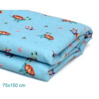 Kiokids Toalla de Playa Microfibra Tortuga Azul - details 1