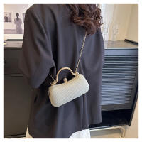 Bolso De Noche Para Mujer Cadena Bolso De Comida Moda Cruzado Vintage Bolsa De Mancuerna Satchel Material PU Con Lining De Poliéster - details 5