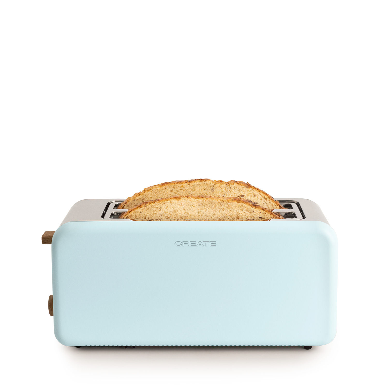 CREATE - Tostadora para rebanadas anchas - Ranuras grandes - 6 niveles - Grande - 1500W- TOAST RETRO XL