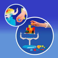 PLAY FUN BY IMC TOYS Gravity Tower, Juego de construcción de Torre con piezas sobre una Base flotante e inestable por Efecto de gravedad, Juego de estrategia y habilidad para niños y niñas +6 Años - details 2