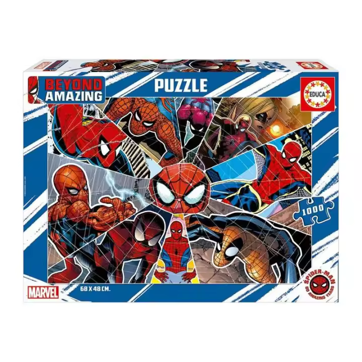Educa Puzzle 1000 Piezas Spiderman Beyond Amazing - Alta Calidad y Encaje Óptimo - 1
